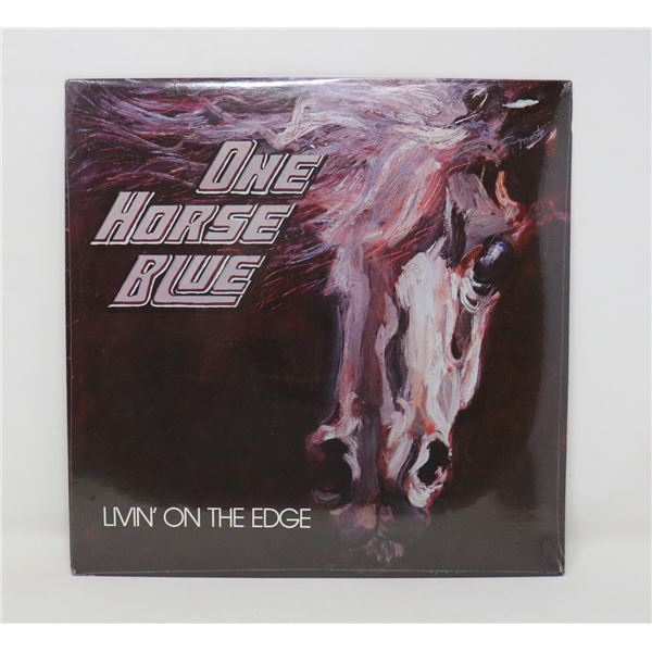 LIVIN' ON THE EDGE ONE HORSE BLUE SEALED NEW 1980