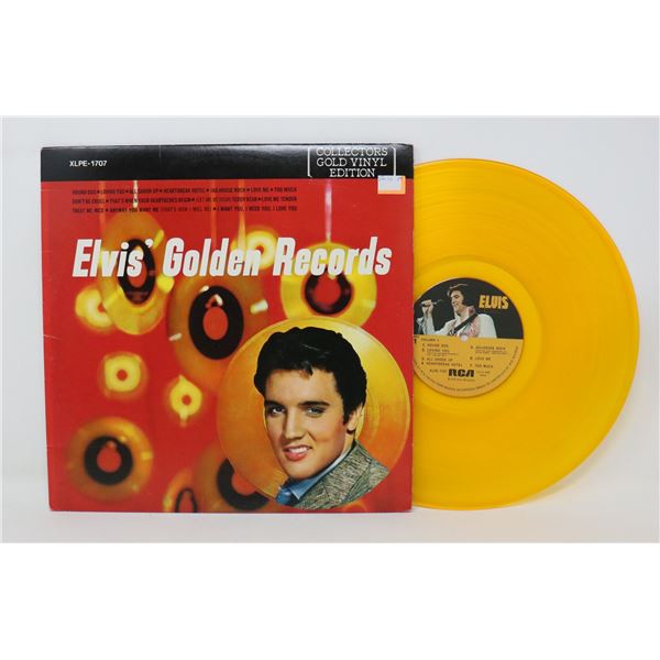 ELVIS' GOLDEN RECORDS GOLD VINYL DISC XLPE-1707
