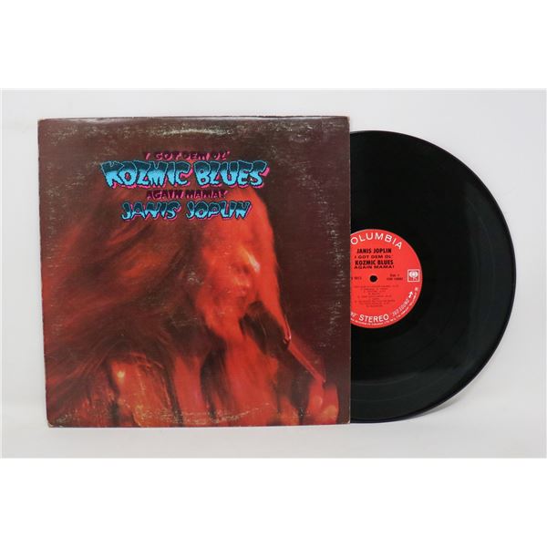 KOZMIC BLUES JANIS JOPLIN KCS 9913 RARE COVER