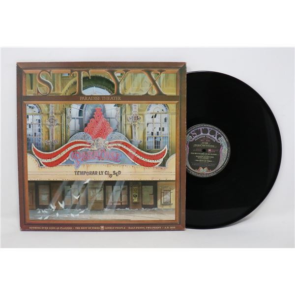 PARADISE THEATRE STYX 1980 SP 3719