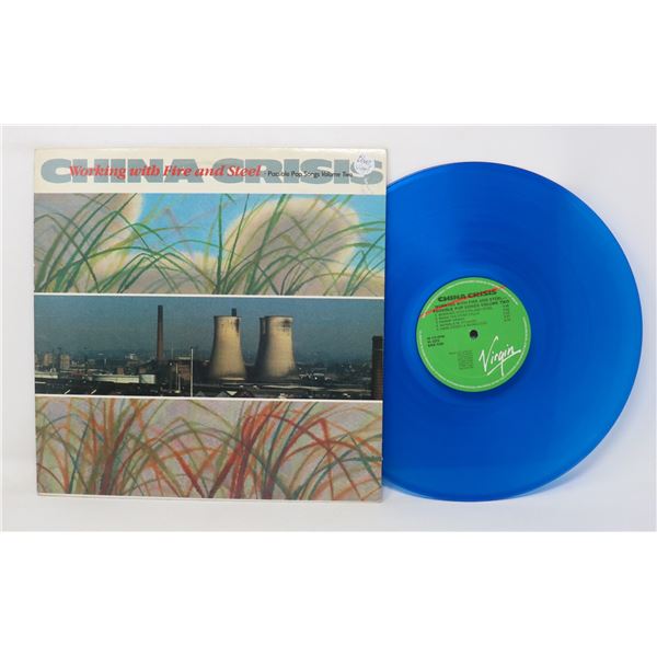 CHINA CRISIS BLUE VINYL DISC 1983 VL 2273