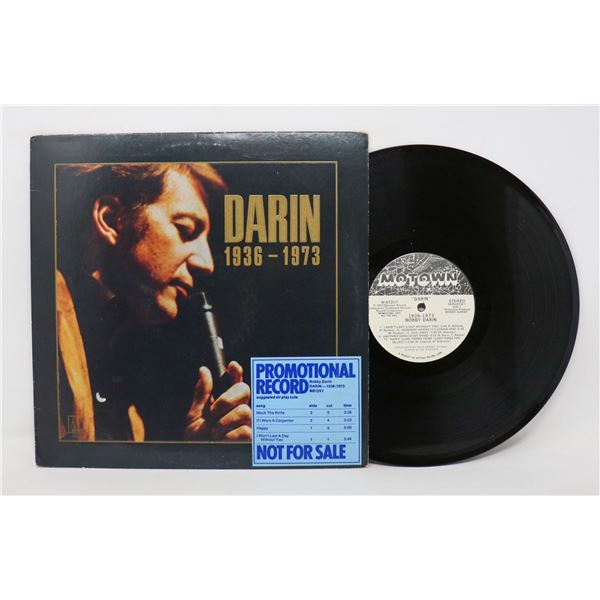 BOBBY DARIN PROMOTIONAL NOT FOR SALE 1974 M 813V1