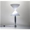 Image 1 : 1980s table lamp chrome-plated brass, plastic