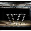 Image 1 : Gilbert Rohde bar stools, set of four USA chr