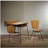 Image 1 : Arthur Umanoff desk and chair Raymor USA, c.