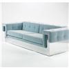 Image 1 : Milo Baughman sofa USA, c. 1975 chrome-plated