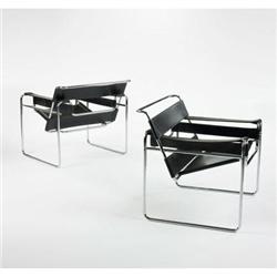 Marcel Breuer Wassily chairs model 50-125, pa