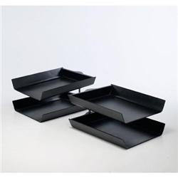 Florence Knoll Double Letter Trays, pair Knol