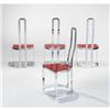 Image 1 : Swiss dining chairs, set of four c. 1975 chro