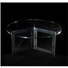 Image 1 : Swiss coffee table c. 1970 chrome-plated stee