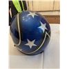 Image 2 : VINTAGE METAL FLAKE BLUE WITH METAL FLAKE SILVER STARS AND STRIPES HELMET