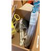 Image 4 : BOX OF REPAIR FABRIC, EXTENSION CORD AND MORE