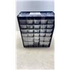 Image 3 : 26 DRAWER ORGANIZER WITH CONTENTS AND GLASSCUTTER