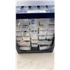 Image 4 : 26 DRAWER ORGANIZER WITH CONTENTS AND GLASSCUTTER