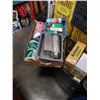 Image 1 : LOT OF METAL BLOCK , CYLINDER, PAINT AND LABELS