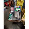 Image 2 : LOT OF METAL BLOCK , CYLINDER, PAINT AND LABELS