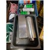 Image 3 : LOT OF METAL BLOCK , CYLINDER, PAINT AND LABELS