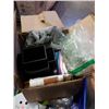 Image 7 : 2 TOTES OF NEW DECORATIONS, CRAFTS AND MORE