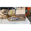 Image 3 : 4 TRAYS OF NAILS, SAFETY GLASSES, FASTENERS
