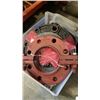 Image 2 : BIN OF LARGE METAL CLAMPS AND HARDWARE FASTENERS