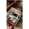 Image 3 : BIN OF LARGE METAL CLAMPS AND HARDWARE FASTENERS