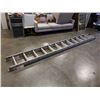 Image 1 : 11 FOOT ALUMINUM EXTENTION LADDER - EXTENDS TO 20 FOOT