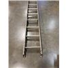 Image 2 : 15 FOOT ALUMINUM EXTENTION LADDER - EXTENDS TO 27 FOOT