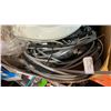 Image 2 : BOX OF FAUCET PARTS, SHOWER HEADS, ETC
