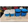 Image 1 : 4 TUBS OF PIPE CLAMPS AND HARDWARE