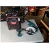 Image 1 : MAKITA ANGLE GRINDER, CORDLESS DRILL AND CORDLESS CIRCULAR SAW - NO BOLT ON CIRCULAR SAW, MILWAUKEE 