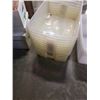 Image 2 : LOT OF ACRYLIC STORAGE TOTES