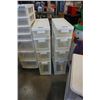 Image 3 : 6 PLASTIC ORGANIZERS - ONE 7 DRAWER, TWO 4 DRAWER, THREE 1 DRAWER