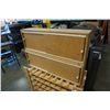 Image 3 : WOOD WINE RACK, AND 2 WALL CABINETS
