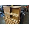 Image 4 : WOOD WINE RACK, AND 2 WALL CABINETS