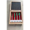 Image 2 : NEW 4PC STRAIGHT CUT ROUTER BIT SET