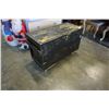 Image 2 : ROLLING WOOD TOOL CHEST WITH HASP CONTAINS ELECTRICIANS TOOLS AND SUPPLIES