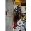 Image 7 : ROLLING WOOD TOOL CHEST WITH HASP CONTAINS ELECTRICIANS TOOLS AND SUPPLIES