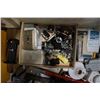 Image 9 : ROLLING WOOD TOOL CHEST WITH HASP CONTAINS ELECTRICIANS TOOLS AND SUPPLIES