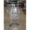 Image 3 : 3 TIER WIRE ROLLING RACK