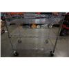 Image 8 : 3 TIER WIRE ROLLING RACK