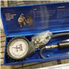 Image 3 : New European made Schrader MICHELIN Pressure Gauge EURODAIRA-LB 10 - 170 Psi