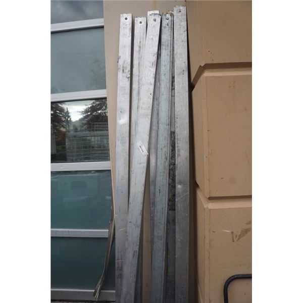 LOT OF 8FT ALUMINUM LOAD BARS (7)