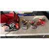 Image 1 : MILWAUKEE M18 CORDLESS TOOL SET - 2 IMPACT GUNS, CHARGER AND 2 BATTERIES - TESTED AND WORKING