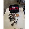 Image 1 : HUSKY TOOL BAG WITH DRILL BITS, HOLE BIT