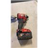 Image 3 : MILWAUKEE M18 CORDLESS TOOL SET - IMPACT GUN, DRILL, 2 BATTERIES AND CHARGER - TESTED WORKING