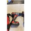 Image 2 : MILWAUKEE M18 CORDLESS DRILL AND IMPACT GUN, 2 BATTERIES AND CHARGER - TESTED WORKING