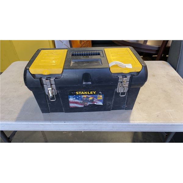 STANLEY TOOLBOX WITH TOOLS, CONTENTS, HARDWARE