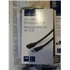 Image 2 : INSIGNIA 12FT EXTENSION CABLE, USB A TO B CABLE, AND 3.5MM AUDIO CABLE