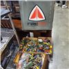 Image 1 : 3 TRAYS OF ACTION FIGURES AND WEAPONS WITH FIREFLY INLINE SKATES SIZE 4-6