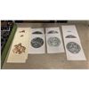 Image 4 : LOT OF BILL REID CARDS AND TRAY OF EARRING DISPLAY CASES